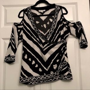 Joseph Ribkoff Cold Shoulder Top